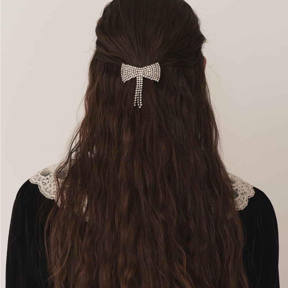 Doen Silver Cici Crystal Barrette